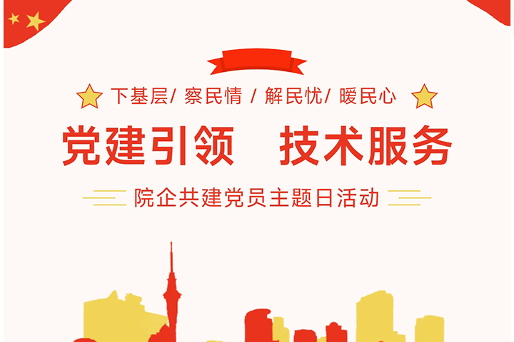 “黨建引領(lǐng)，技術(shù)服務(wù)”---院企共建黨員主題日活動(dòng)